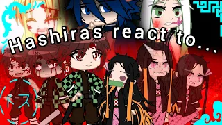 Hashiras react to... ||⚠️TURN ON THE SUBTITLES⚠️|| my AU || Kibutsudji giyuu AU || GC || DS || desc