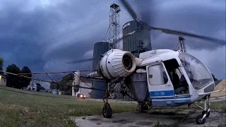 HA-HSF, Kamov Ka-26 - Escape from the storm!