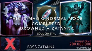 BATWOMAN THE DROWNED ONE SHOTS - THIS IS MAGIC SOLO RAID + BOSS ZATANNA | Injustice 2 Mobile 5.4