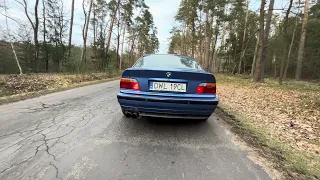 BMW E36 V8 Estoril blue