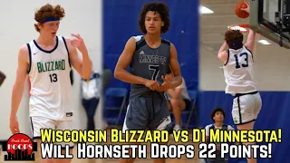 Wisconsin Blizzard TESTED By D1 Minnesota 16u! Will Hornseth Dominates!