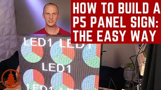 How to Build a P5 Panel Sign : The Easy Way