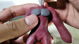 Suko (Godzilla x Kong) de plastilina/ How to make Suko with clay sculpting