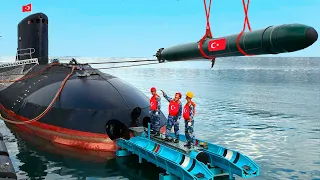 Shocking the World!! Türkiye Integrates Advanced Super Torpedo Missiles into its Submarines