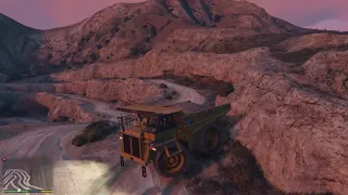 Driving big truck Gta 5