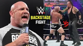 Goldberg and The Undertaker FIGHT BACKSTAGE After Embarrassing Match at WWE Super Showdown - WWE
