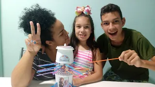 Desafio Tira Vareta da Frozen ❤️ Clubinho da Bella Vitória 😍🥰