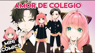 AMOR DE COLEGIO (NUESTRO PRIMER BESO) ❣️ANYA X DAMIAN❣️ | SpyXfamily cómic Fandub español