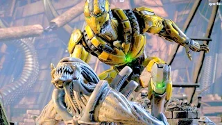 Mortal Kombat XL Cyrax Triborg Performs All Character X-Rays