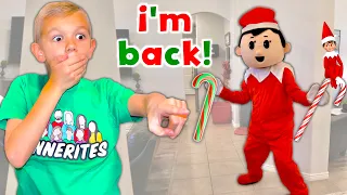 Giant Elf On The Shelf Caught In Our HouSe! Decorating and Then Disappeared!