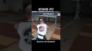 Boneco de madeira - Kung Fu