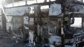 В Казахстане сгорел пассажирский автобус. Погибли 52 человека / Новости