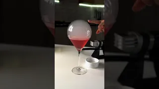 Cosmopolitan Cocktail Recipe with Bubble Mixture