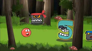 Red Ball 4  Deep Forest vs Number Lore