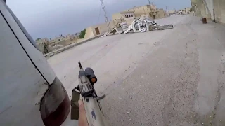 Syria GoPro Combat Footage original from soldier's cam fighting with ISIS.