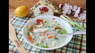Вьетнамский суп Фо с курицей