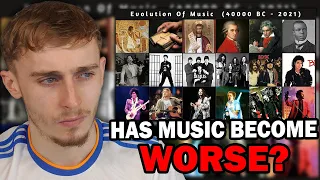 Reacting to The Evolution Of Music (40000 BC - 2021)