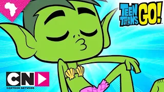 Teen Titans Go! | Island Fashion Show! | Cartoon Network Africa