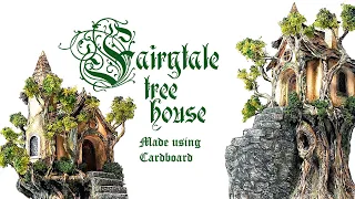 Miniature Cardboard Fairy-tale Tree House