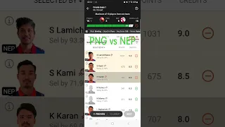 PNG vs NEP CWC League-2 One day trophy dream11 Team Prediction #dream11 #ytshorts