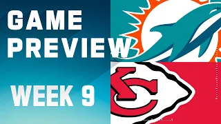 Miami Dolphins vs. Kansas City Chiefs | 2023 Week 9 Game Preview