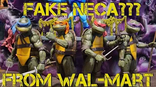 TMNT NECA Movie Figures 4 Pack From Wal-Mart / Are They Fake