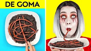 E SE SUA MELHOR AMIGA FOSSE UM ZUMBI || Entrando com comida escondida no cinema! Por 123 GO! FOOD