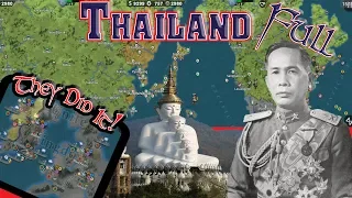 Thailand 1939 Full Conquest! Axis AI Wrecks For Once; World Conqueror 4