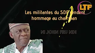 #Necrologie: Mort de Fru Ndi: l'hommage des ladies du SDF.
