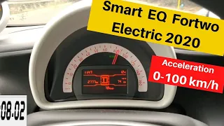SMART EQ Fortwo 2020 Electric 0-100 km/h Acceleration | PeriTroxon.gr