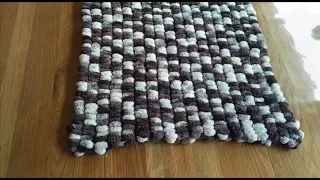 How to knit a baby blanket with Zarela Baby Pompom yarn | Zarela Yarns