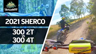2021 Sherco 300cc 2T vs 300cc 4T