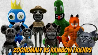 MONSTER ZOONOMALY VS MONSTER RAINBOW FRIENDS - Garr's Mod Indonesia