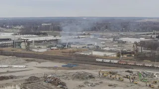 WATCH | Crews responding to explosion, fire at Oakwood manufacturing plant