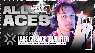 All ACES | 2022 VCT Last Chance Qualifier PART 01