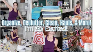 I'm So Excited! Organize, Declutter, Clean, Hauls, & More! What's Happening Around The House?!