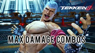 Tekken 8 - Bryan fury Max damage Combo without Heat system