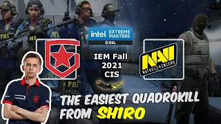 Легчайший КвадроКилл от Sh1ro на Оверпассе, Gambit vs NAVI, IEM Fall 2021 CIS