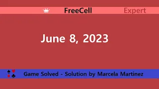 Microsoft Solitaire Collection | FreeCell Expert | June 8, 2023 | Daily Challenges