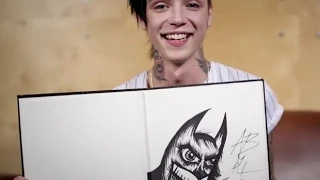 Arts & Chats: Andy Biersack of Black Veil Brides draws and talks fan expectations and rock stars