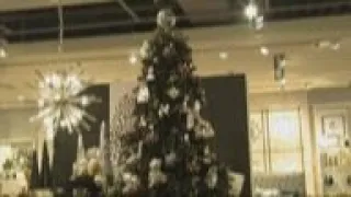 Black trees and sparkling glitz latest Hollywood holiday trends