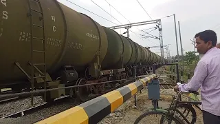 very big oil tanker train