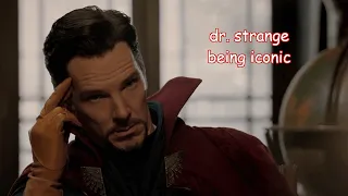dr strange being iconic for 2 minutes straight