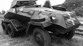 sd kfz 223 in action