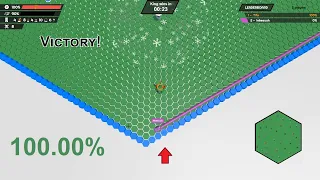 Hexanaut.io [Superhex.io] Map Control: 100.00%