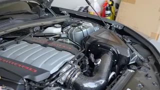 Installing Cold Air Inductions Carbon Fiber Elite Cold Air Intake on my 2023 Camaro SS