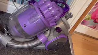 Dyson DC08 TW Animal vacuum cleaner - Performance testing (minimal scattered crunch narrow hallway)