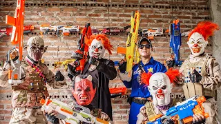 LTT Films : Captain Warriors S.E.A.L X Nerf Guns Fight Crime Grakk Mask Invade The Area