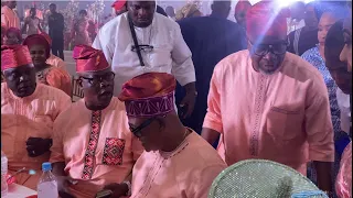 TOP VETERAN YORUBA ACTORS STORMED MUSTOY SON’S WEDDING PARTY