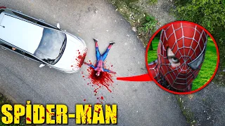 SPIDERMAN IS DIE! - I HIT SPIDER MAN WITH THE CAR! 😱